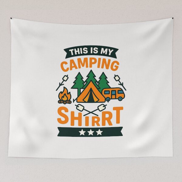 Item preview, This Is My Camping Shirt Funny Camper designed and sold by cawtoon.