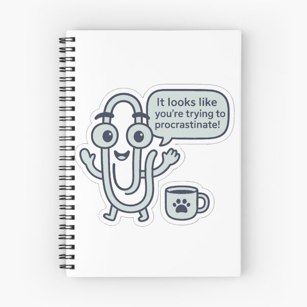 Item preview, Helpful Paperclip Pal – Kawaii Productivity designed and sold by Power Within Prints.
