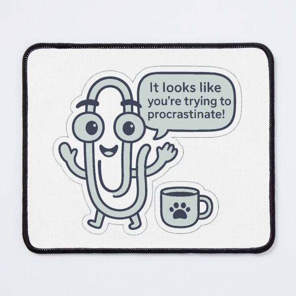 Item preview, Helpful Paperclip Pal – Kawaii Productivity designed and sold by Power Within Prints.