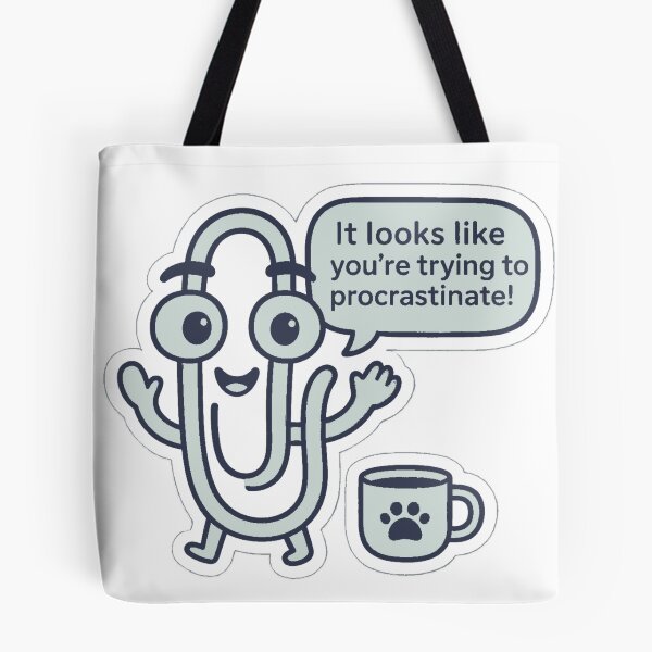 Item preview, Helpful Paperclip Pal – Kawaii Productivity designed and sold by Power Within Prints.