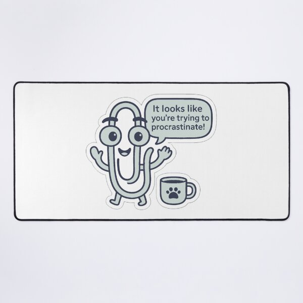 Item preview, Helpful Paperclip Pal – Kawaii Productivity designed and sold by Power Within Prints.