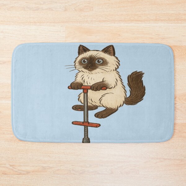 Item preview, Birman Cat on Pogo Stick  designed and sold by Brontox.