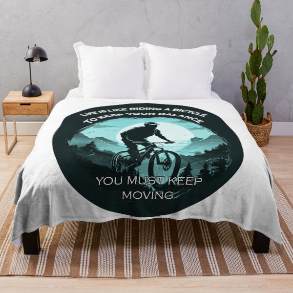 Item preview, Keep Your Balance – Inspirational Bicycle Quote by Einstein designed and sold by ArtsyExplorer.