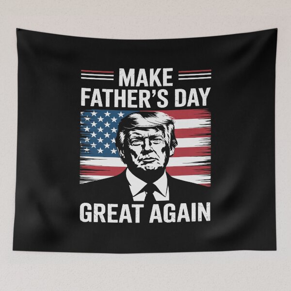 Item preview, Make Father's Day Great Again Dad ltsp Funny Donald Trump designed and sold by splindoershop.