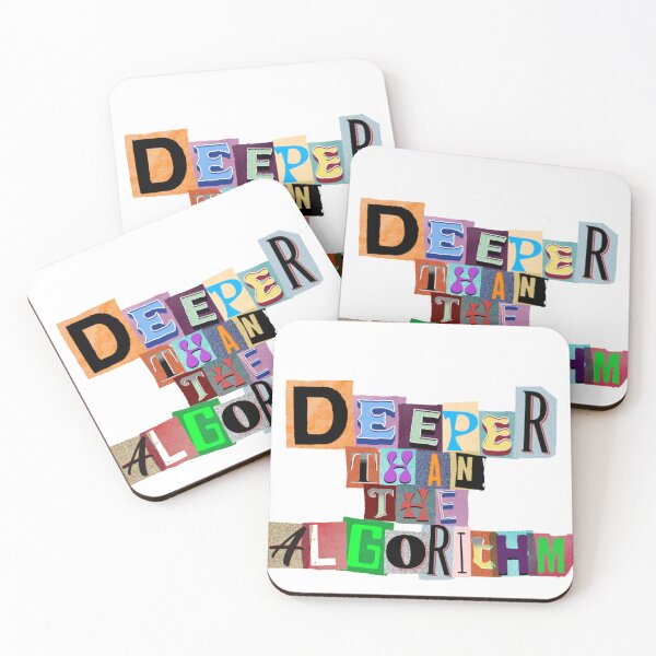 Item preview, Deeper Than the Algorithm – Gen Z Cutout Collage Design designed and sold by VVisionary11.