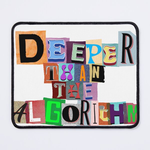 Item preview, Deeper Than the Algorithm – Gen Z Cutout Collage Design designed and sold by VVisionary11.