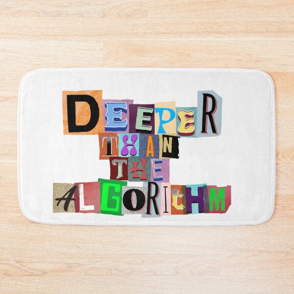 Item preview, Deeper Than the Algorithm – Gen Z Cutout Collage Design designed and sold by VVisionary11.