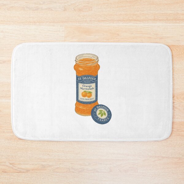 Item preview, Vintage Orange Marmalade Jar Print – Retro Watercolor Kitchen Wall Art for Foodies & Chefs designed and sold by weirdfishes123.