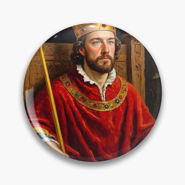 Item preview, Portrait of King Alfred the Great of England designed and sold by Vintage Designs +.