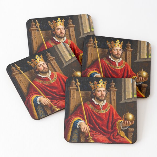 Item preview, Portrait of King Alfred the Great of England designed and sold by Vintage Designs +.