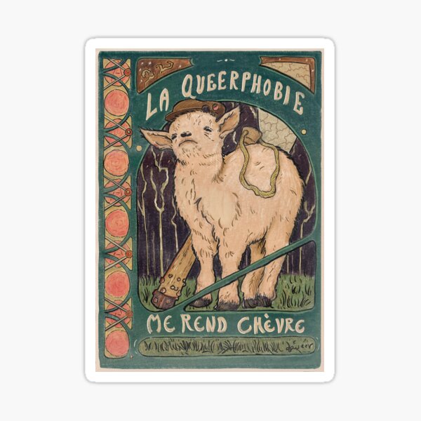Artikel-Vorschau von Queerphobie macht mich verrückt, designt und verkauft von Loki Propagandart.