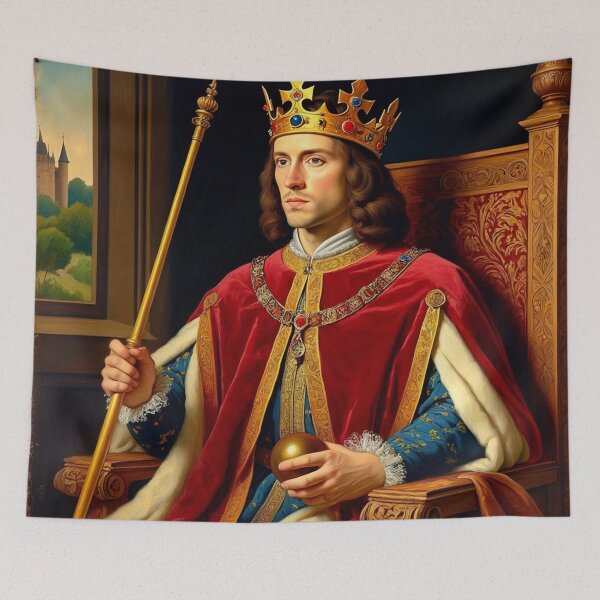 Item preview, Portrait of King Alfred the Great of England (no beard) designed and sold by Vintage Designs +.