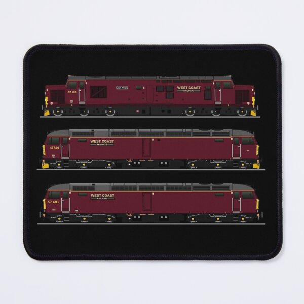 Item preview, West coast Locomotives designed and sold by TrainFanatic.
