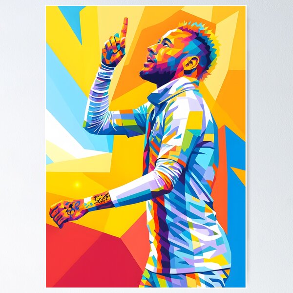 Item preview, Neymar JR Pop Art designed and sold by Catvektor.
