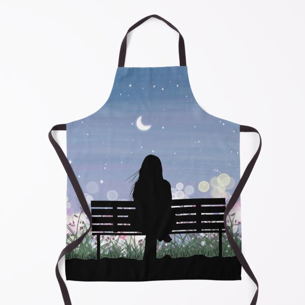 Item preview, Midnight Serenity: Woman on Bench designed and sold by E20STUDIO.