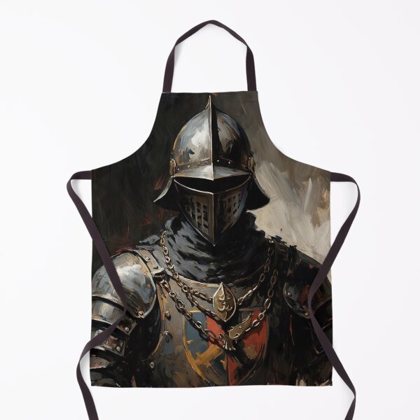 Item preview, Medieval English Knight vintage style portrait art designed and sold by Vintage Designs +.