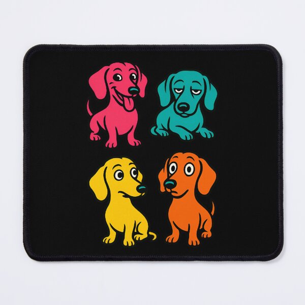 Item preview, Pop Art Dachshund Explosion designed and sold by Uglyandcute.