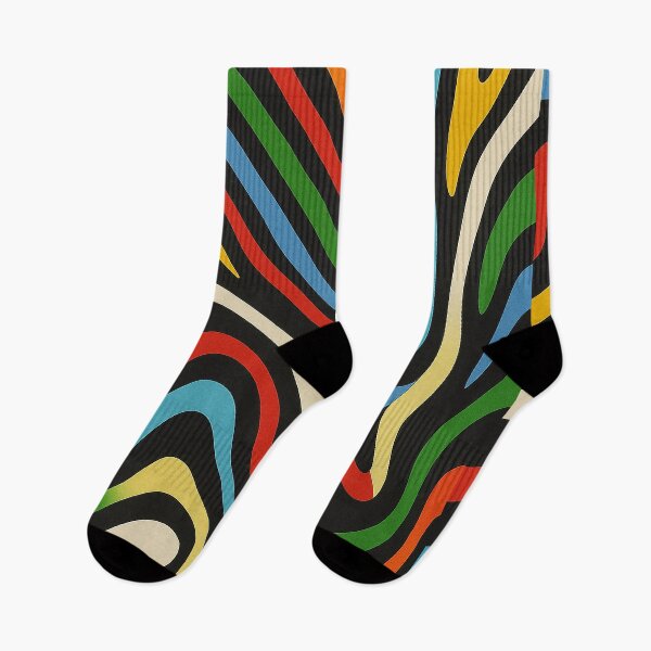 Item preview, Trippy Psychedelic Wave Print – Retro 70s Multicolor Abstract Pattern for Art & Accessories designed and sold by weirdfishes123.