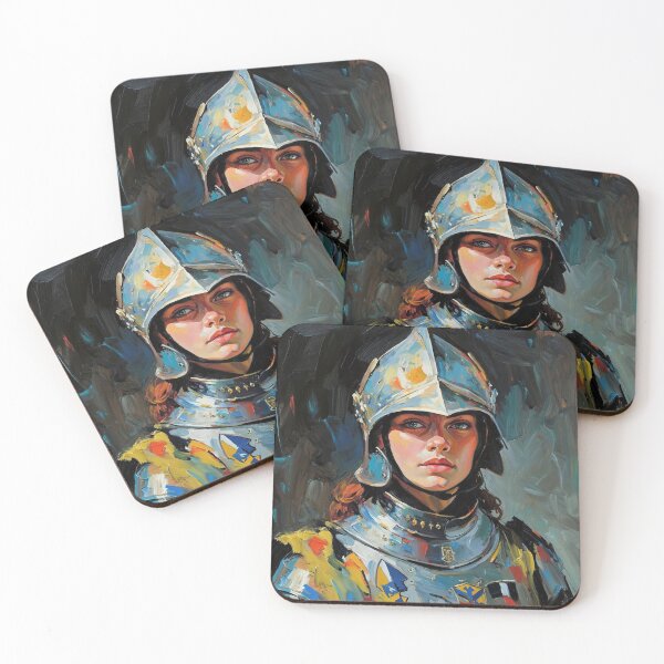 Item preview, Portrait of Joan of Arc designed and sold by Vintage Designs +.