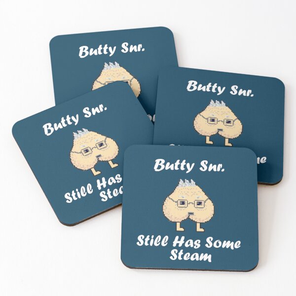 Item preview, Butty Snr. Quote, Funny, Pixel Character designed and sold by AASparksDesigns.