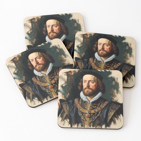 Item preview, Portrait of Henry VII with beard vintage painting art designed and sold by Vintage Designs +.