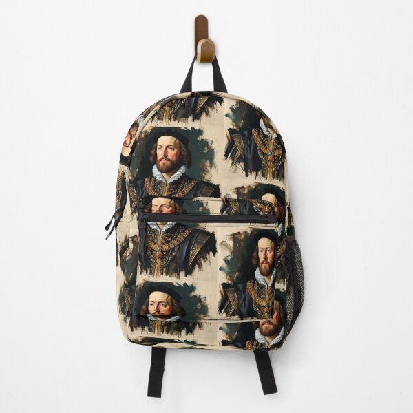 Item preview, Portrait of Henry VII with beard vintage painting art designed and sold by Vintage Designs +.