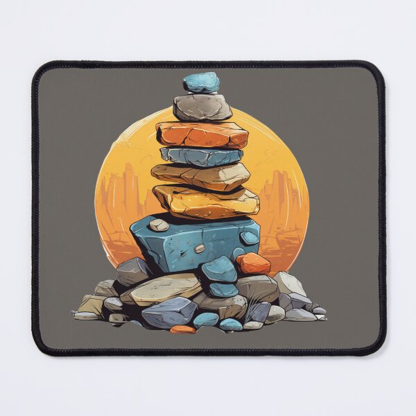 Item preview, Zen Stacked Rocks designed and sold by Myra365Art.