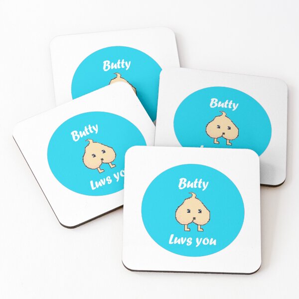 Item preview, Baby Butty - Luvs You, Pixel Character, Quotes  designed and sold by AASparksDesigns.
