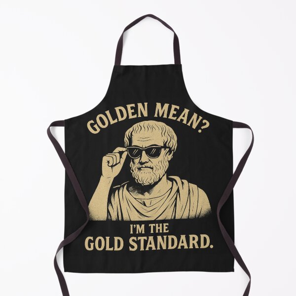 Item preview, Aristotle SWAG - Golden Mean Gold Standard designed and sold by PHILOSOPHY-SWAG.