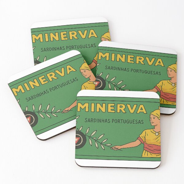 Item preview, Vintage Minerva Sardine Label Art Gift for Retro Kitchen Lovers designed and sold by weirdfishes123.