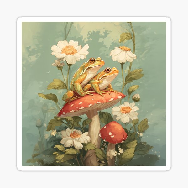 Item preview, Frogs on Toadstool Magic designed and sold by junkydotcom.