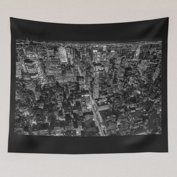Item preview, View on Manhattan, New York City at night designed and sold by Photopat.