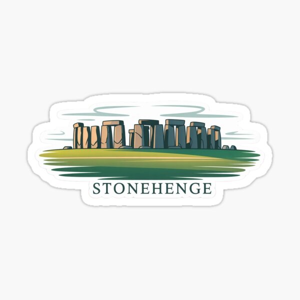 Item preview, Stonehenge sticker designed and sold by BABA1655.