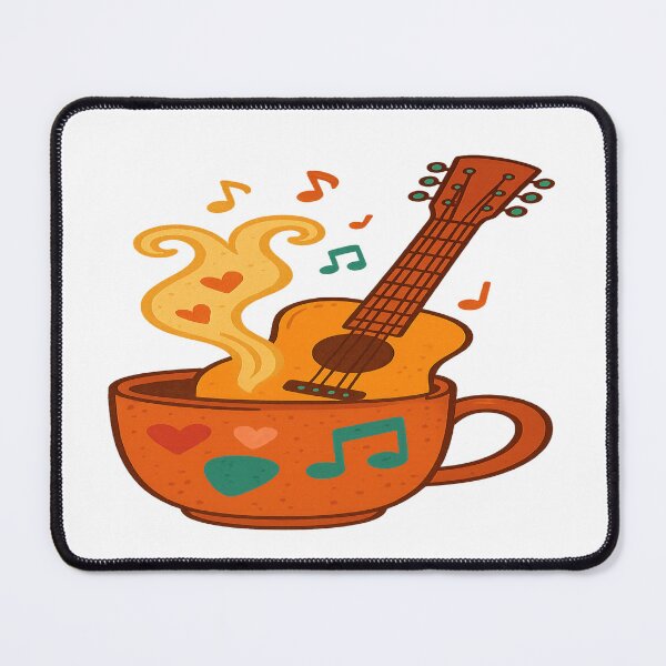 Item preview, Caffeine & Chords: A Guitarist's Morning Muse designed and sold by Globalcitytees.