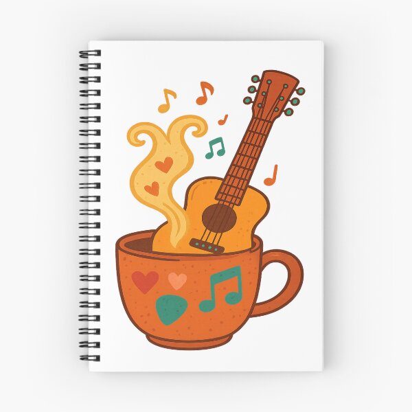 Item preview, Caffeine & Chords: A Guitarist's Morning Muse designed and sold by Globalcitytees.