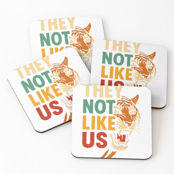 Item preview, "They don't like us" Fierce Tiger Statement Graphic designed and sold by GloboStyle Design .