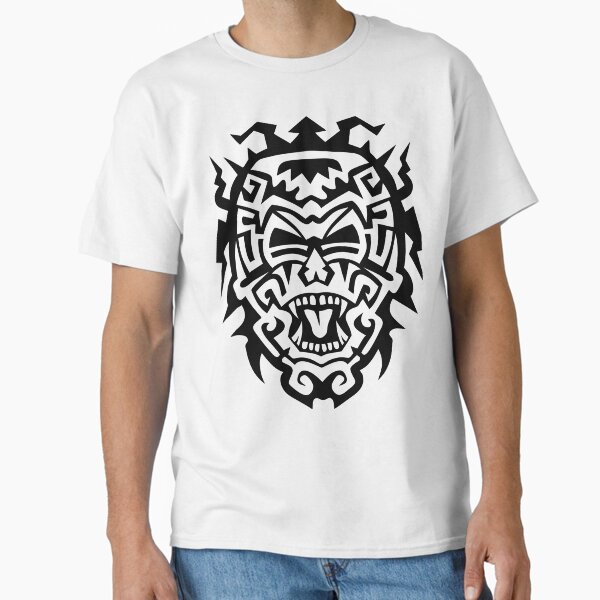 Artikel-Vorschau von Aztekenmaske Monster Totem, designt und verkauft von Achille3777.