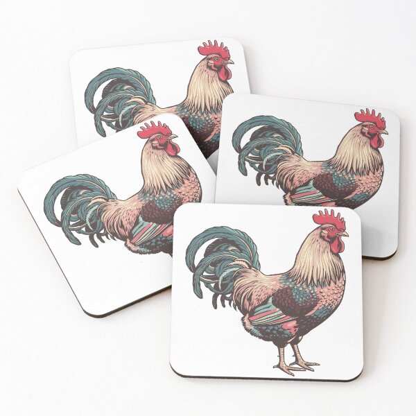 Item preview, cockerel designed and sold by pinklamas.
