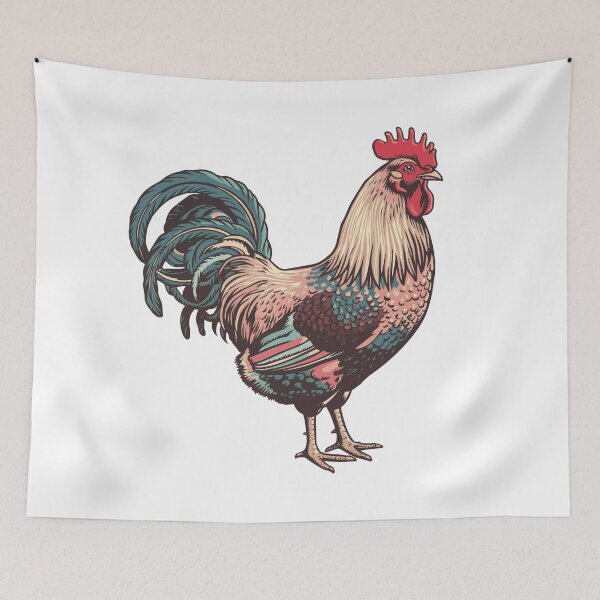 Item preview, cockerel designed and sold by pinklamas.