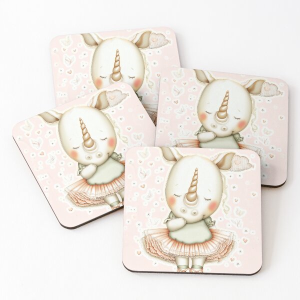 Item preview, Joyful Rhinoceros and Floating Hearts – Cute Pastel Illustration designed and sold by Lowrain Nabih.
