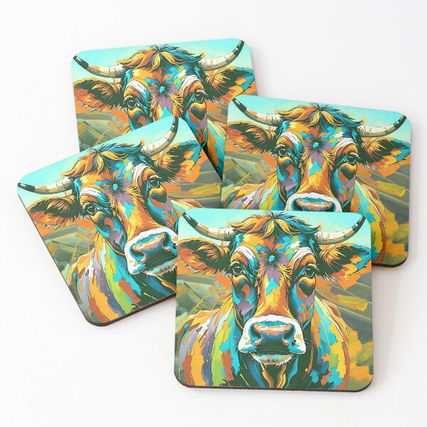 Item preview, Cow Portrait designed and sold by ViaARTfactory.