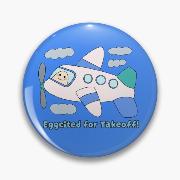 Item preview, Eggcited for Takeoff! designed and sold by PandaVibe Prints.