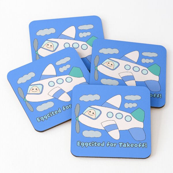 Item preview, Eggcited for Takeoff! designed and sold by PandaVibe Prints.