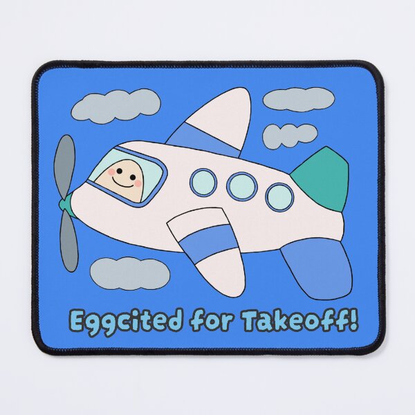 Item preview, Eggcited for Takeoff! designed and sold by PandaVibe Prints.