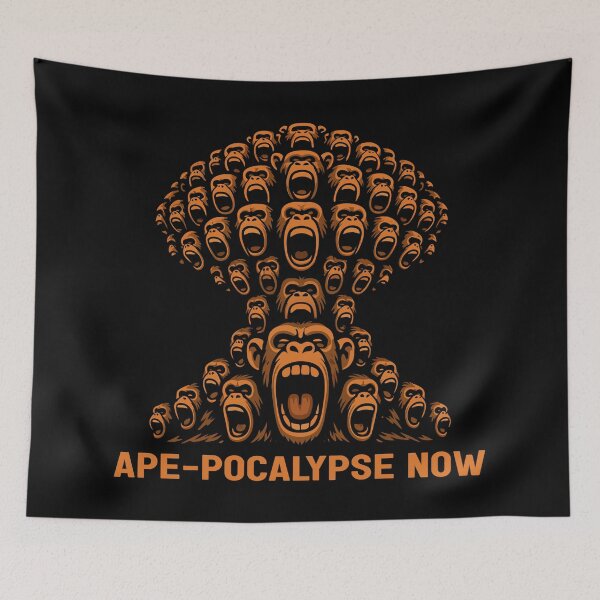 Item preview, Chimp Explosion Faces Apepocalypse Now designed and sold by Blok45.