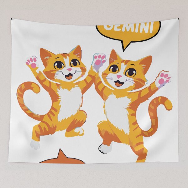 Item preview, Gemini Cat designed and sold by After De Moment.