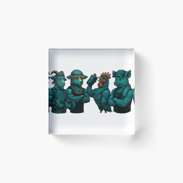 Item preview, Buff Barnyard Animals designed and sold by Mjonkey.