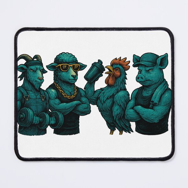 Item preview, Buff Barnyard Animals designed and sold by Mjonkey.