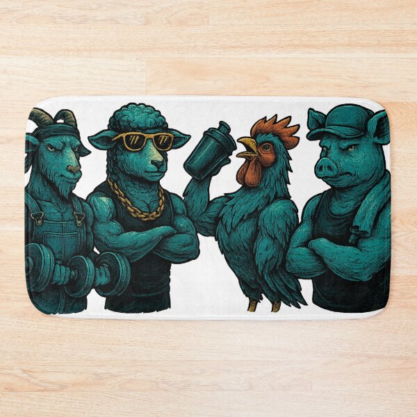 Item preview, Buff Barnyard Animals designed and sold by Mjonkey.