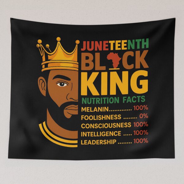 Item preview, Juneteenth Black Nutrition Facts Pride African  designed and sold by Blok45.